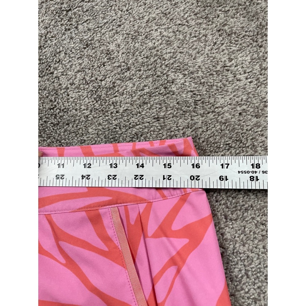 Vineyard Vines Skort Womens 8 Skirt Pink Orange Floral Golf Athletic Tropical - Picture 6 of 10